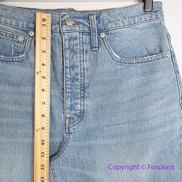 NEW Madewell Balloon Jeans in Hewes Wash, 28 - Picture 6 of 16